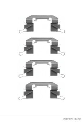 HERTH+BUSS JAKOPARTS Комплектующие, колодки дискового тормоза J3661024